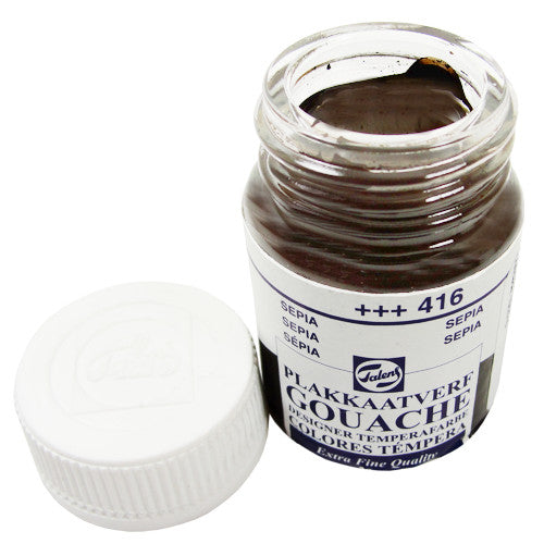 Tinta Guache Para Caligrafia Talens 16ml 416 Sépia